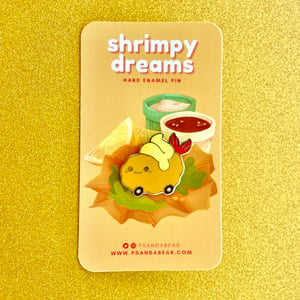 Shrimpy Dreams Enamel Pin