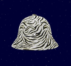 Kangol zebra stripe bucket hat