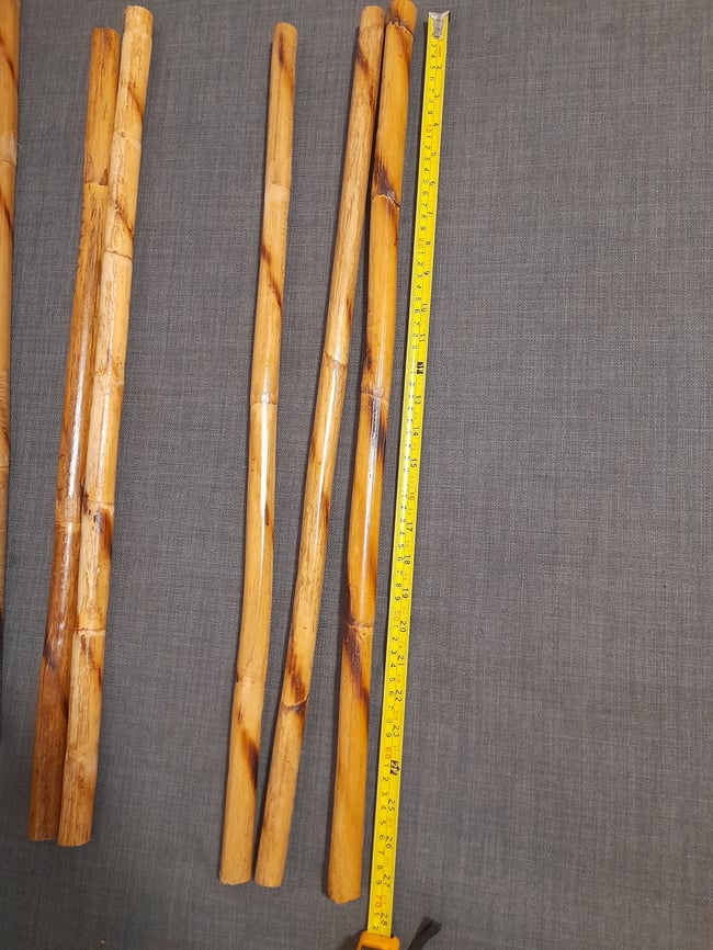 10 PAIRS - Rattan Sticks 28x1 inch with Carry Bag Kali/Arnis/Escrima - Combat Koalas