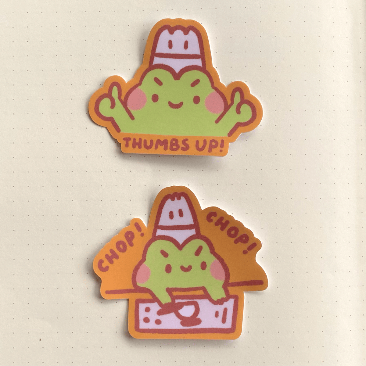 Image of Chef Froggy Stickers