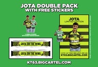 Jota Double Pack - Pre Order 4-5 Weeks (Silk Scarf + Pin Badge)
