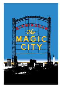 Large Magic City A0 Print