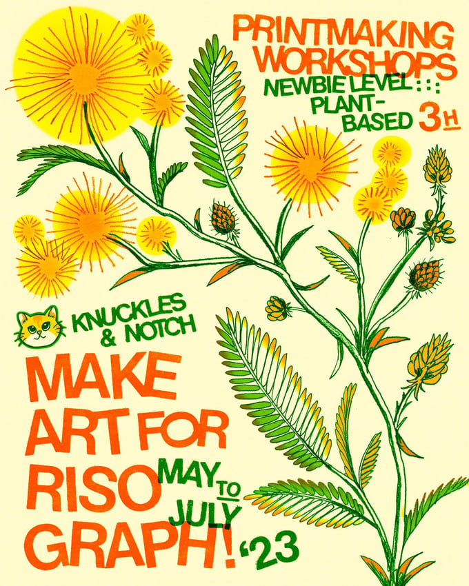 Image of Risograph Workshop for Beginners - The Plant Edition (May-July)