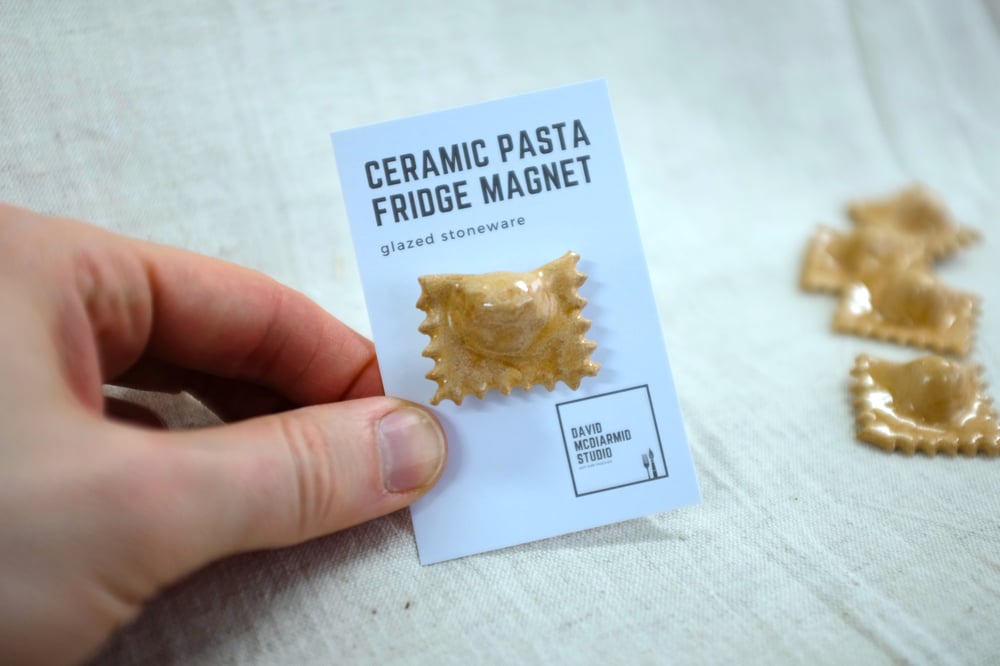 Image of Ravioli Pasta Fridge Magnet