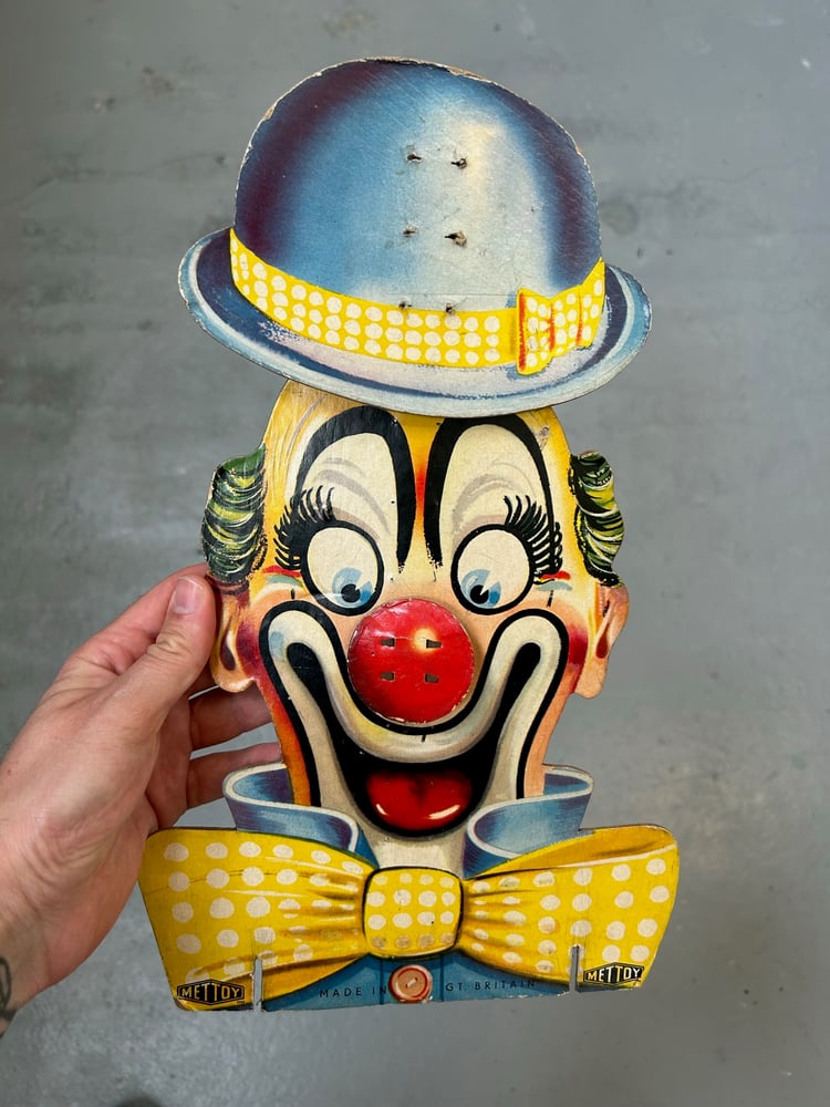 Image of Vintage Clown pop up collectible
