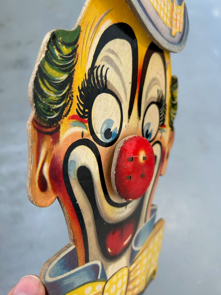 Image of Vintage Clown pop up collectible