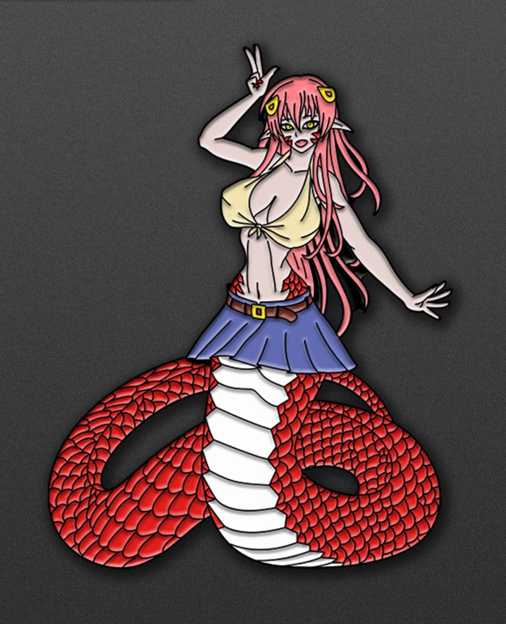 Image of Monster Musume Miia pin 