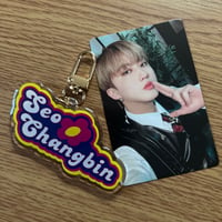 Image 3 of 3Racha - Name Logo Keychain 