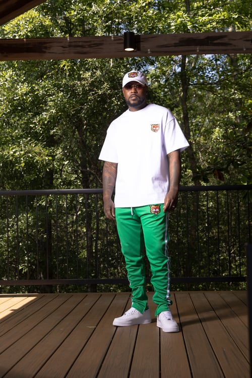 Image of The BLAK Track Pants in Green
