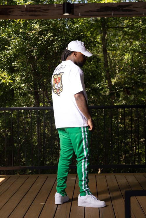 Image of The BLAK Track Pants in Green