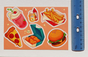 Fast Food Sticker Sheets