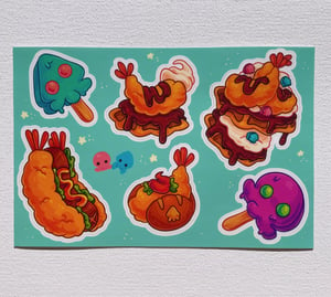 Fast Food Sticker Sheets