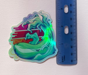 Holographic Koi Sticker