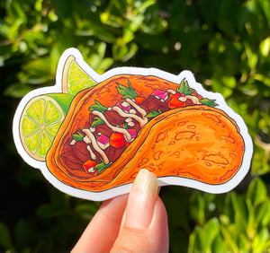 Carne Asada Street Taco Sticker