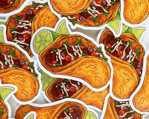 Carne Asada Street Taco Sticker