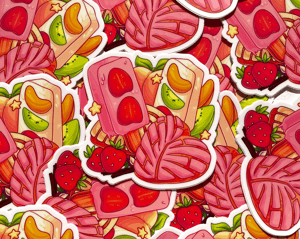 Paletas y Conchas Sticker