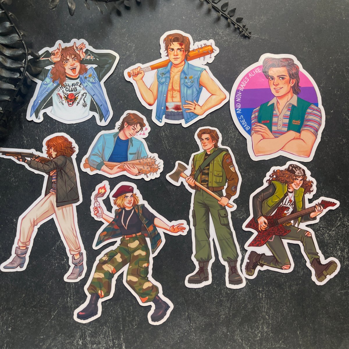 stranger things stickers