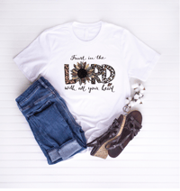 Trust in the Lord with all your heart Transfer shirt