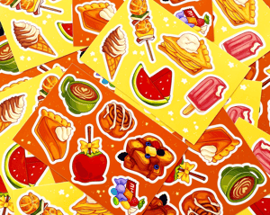 Seasonal Foodie Favorites Sticker Sheet