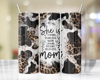 20oz She Is Mom Tumbler