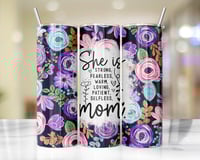 20oz Purple She Is Tumbler