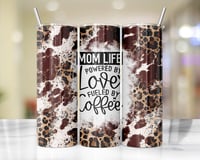 20oz Leopard Mom Life Tumbler
