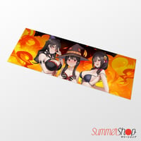 Image 2 of KonoSuba - Arue, Megumin, Yunyun Bikini Slaps, Diecut, Peeker