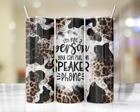 20oz Speaker Phone Tumbler