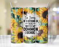 20oz Common Sense Tumbler