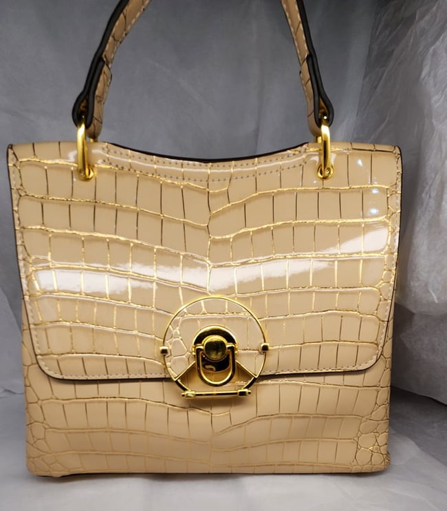 Beige Luxury Hand Bag