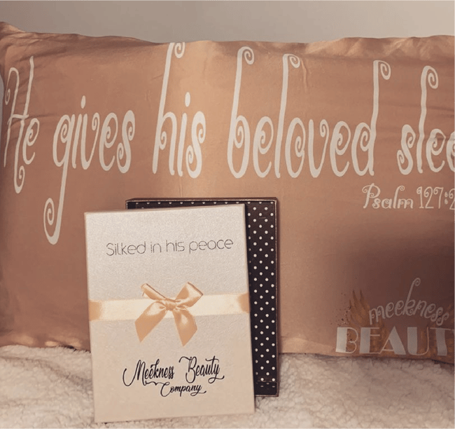 Rose Gold silk pillowcase