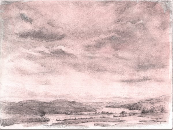 Image of Sky Above The Hudson River, Boscobel