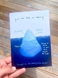 Image 2 of you are like an iceberg card