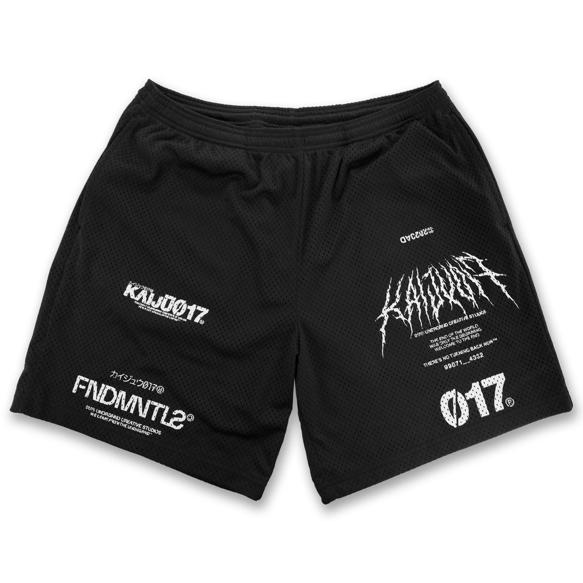 2023ad sprt short blk kaiju017