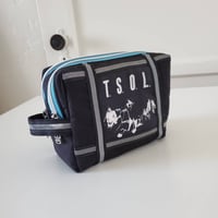 Image 1 of TSOL punk rock double-zipper pouch