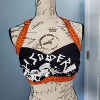 Image 1 of Disorder punk rock crop top bralette