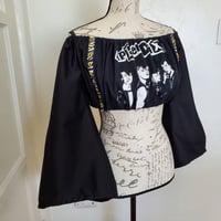 Image 3 of Appendix Finnish punk long sleeve off-shoulder crop top size M