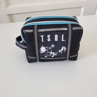 Image 2 of TSOL punk rock double-zipper pouch