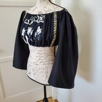 Image 5 of Appendix Finnish punk long sleeve off-shoulder crop top size M