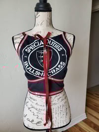 Image 1 of Special Duties punk rock halter crop top