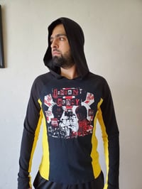 Image 1 of Instant Agony punk rock oi men's hooded long-sleeve shirt