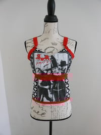 Image 1 of The Blood false gestures for a devious public punk rock oi bustier corset