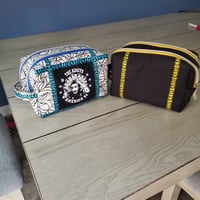 Image 2 of Double-zipper punk rock pouch. Subhumans The Adicts