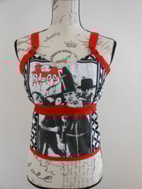 Image 2 of The Blood false gestures for a devious public punk rock oi bustier corset