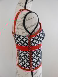 Image 3 of The Blood false gestures for a devious public punk rock oi bustier corset