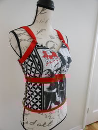 Image 4 of The Blood false gestures for a devious public punk rock oi bustier corset