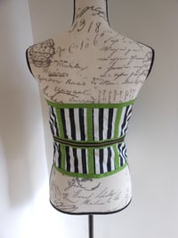 Image 5 of Poison band top corset bustier ruffles glam 80s metal