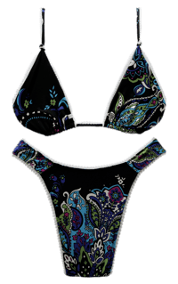 Image 1 of Cosmic Garden Bikini Set - XL/2XL 