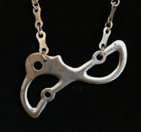 Image 1 of Upcycled Derailleur Necklace