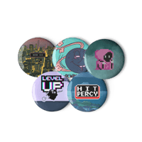 Set of Dank pin buttons 01